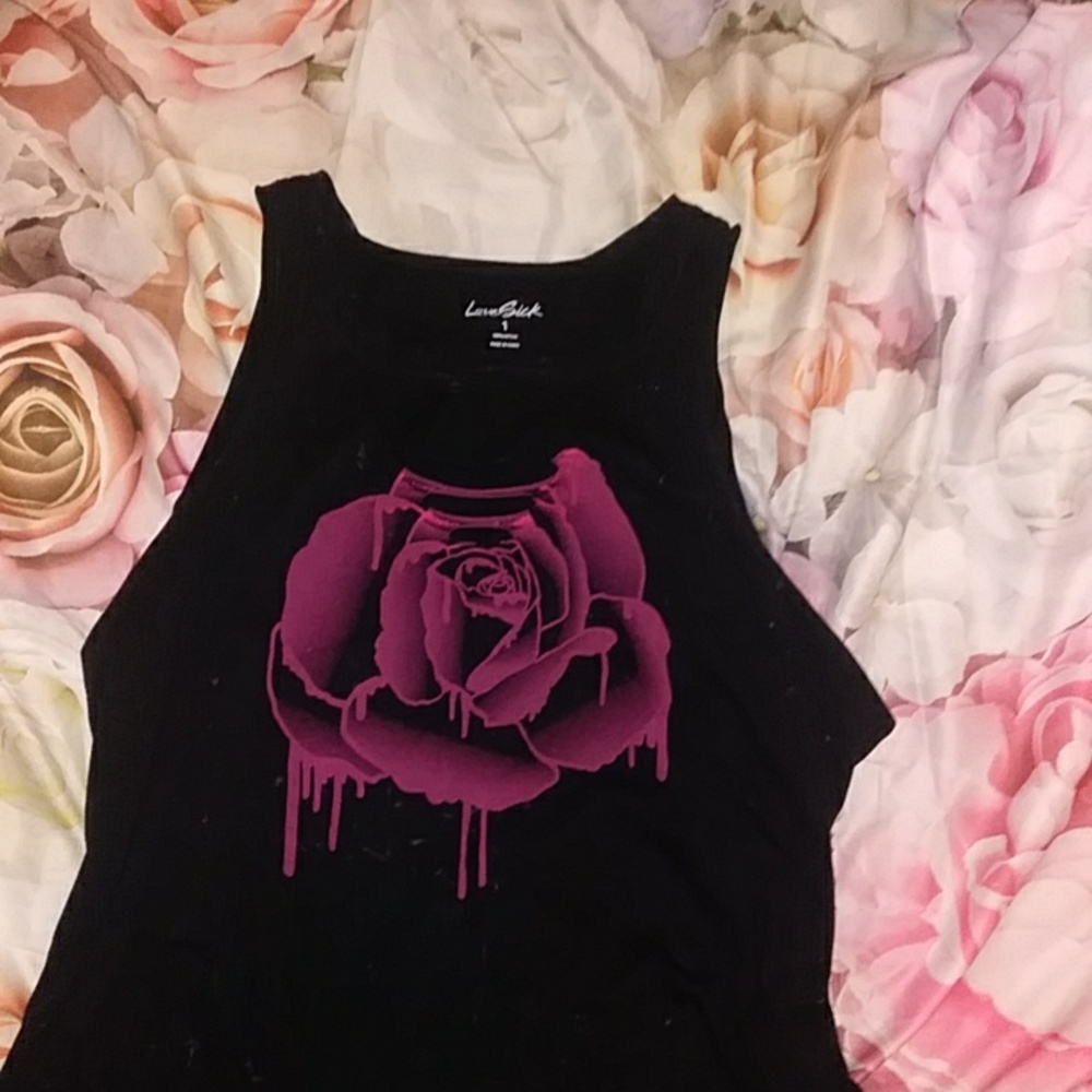 Love Sick Rose Tank top